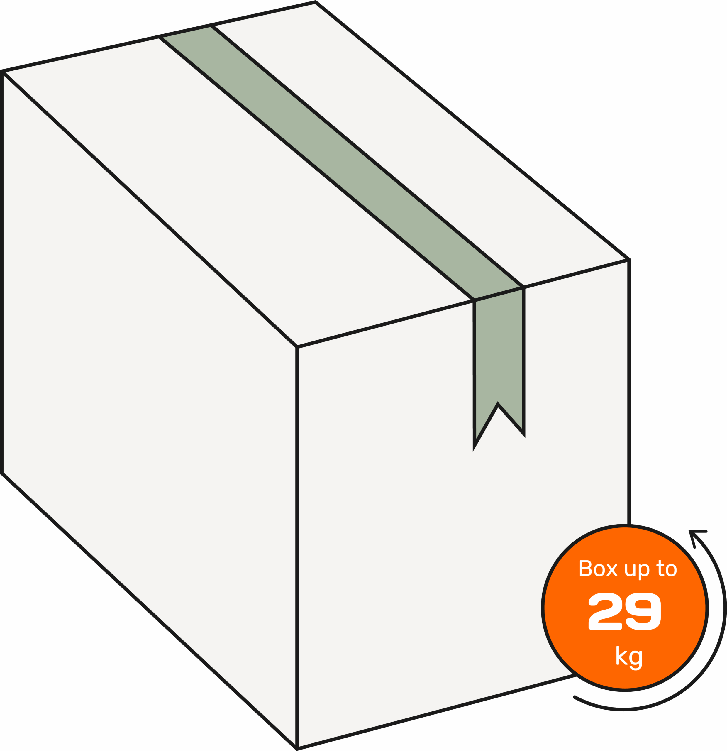 Corrugated shipping box example