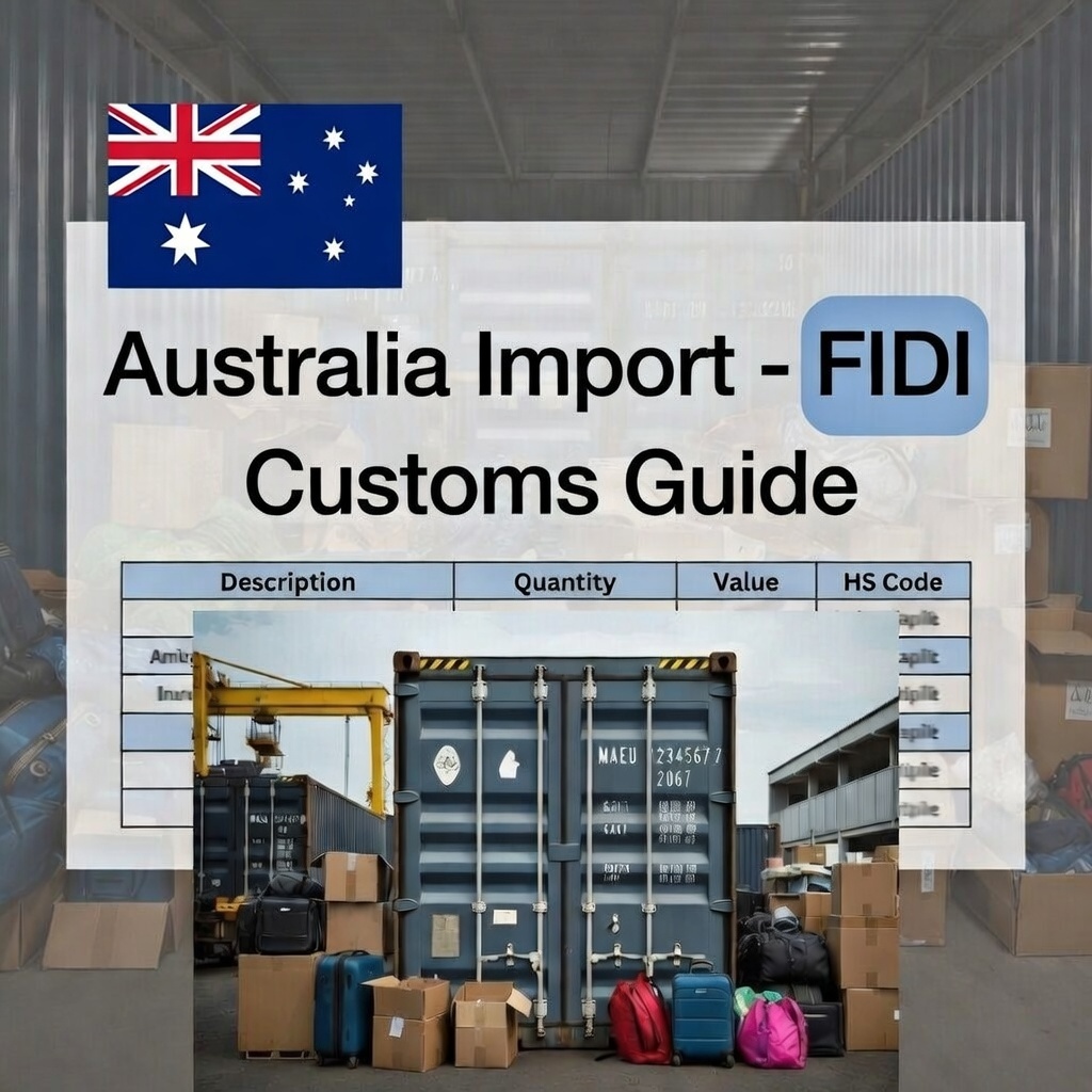 AUSTRALIA Import – FIDI Customs Guide