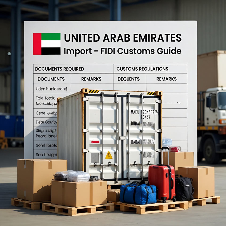 UNITED ARAB EMIRATES Import – FIDI Customs Guide