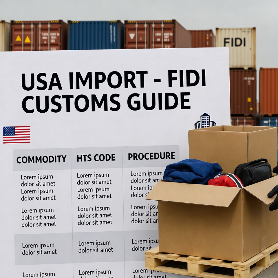 USA Import – FIDI Customs Guide