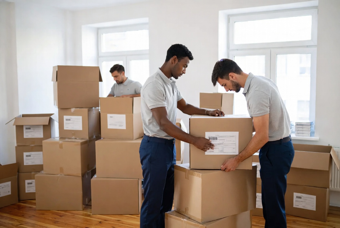 We organise packed goods